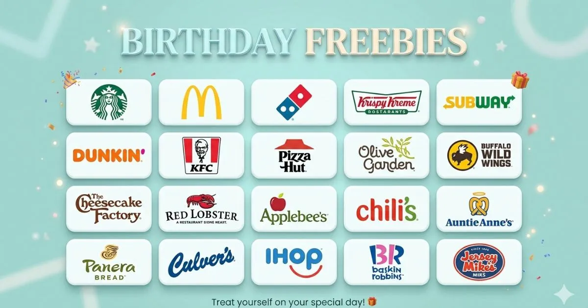 birthday freebies